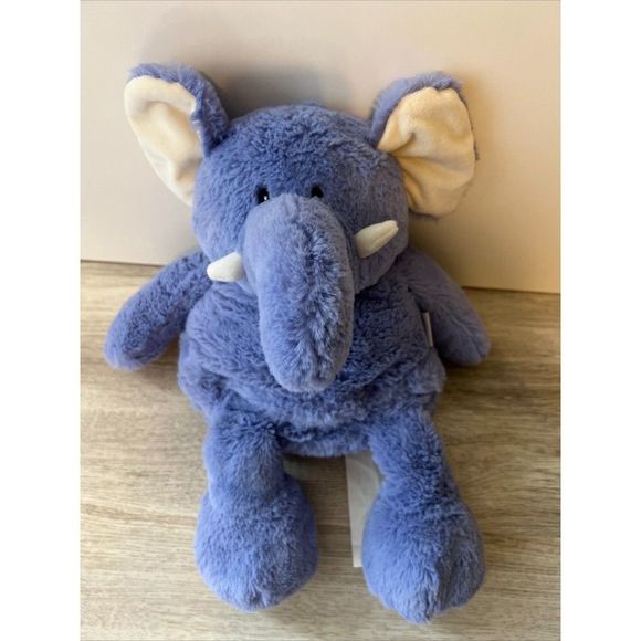Cuddle Hugs Blue Elephant Freeze and Microwave Bean Weighted Stuffed Animal - Picture 6 of 7